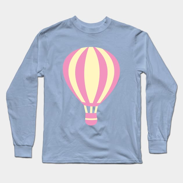 Pastel Hot air Balloon Long Sleeve T-Shirt by XOOXOO